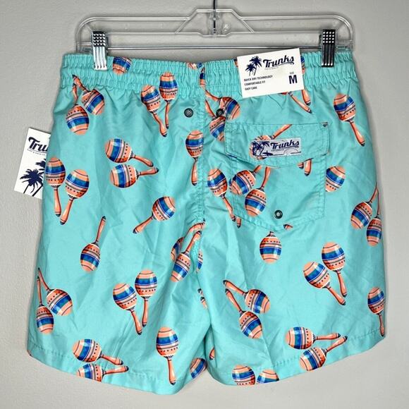 Trucks Swin Shorts Mens Medium Seafoam Green Maracas Swim Truncks Pool Beach - Picture 3 of 6